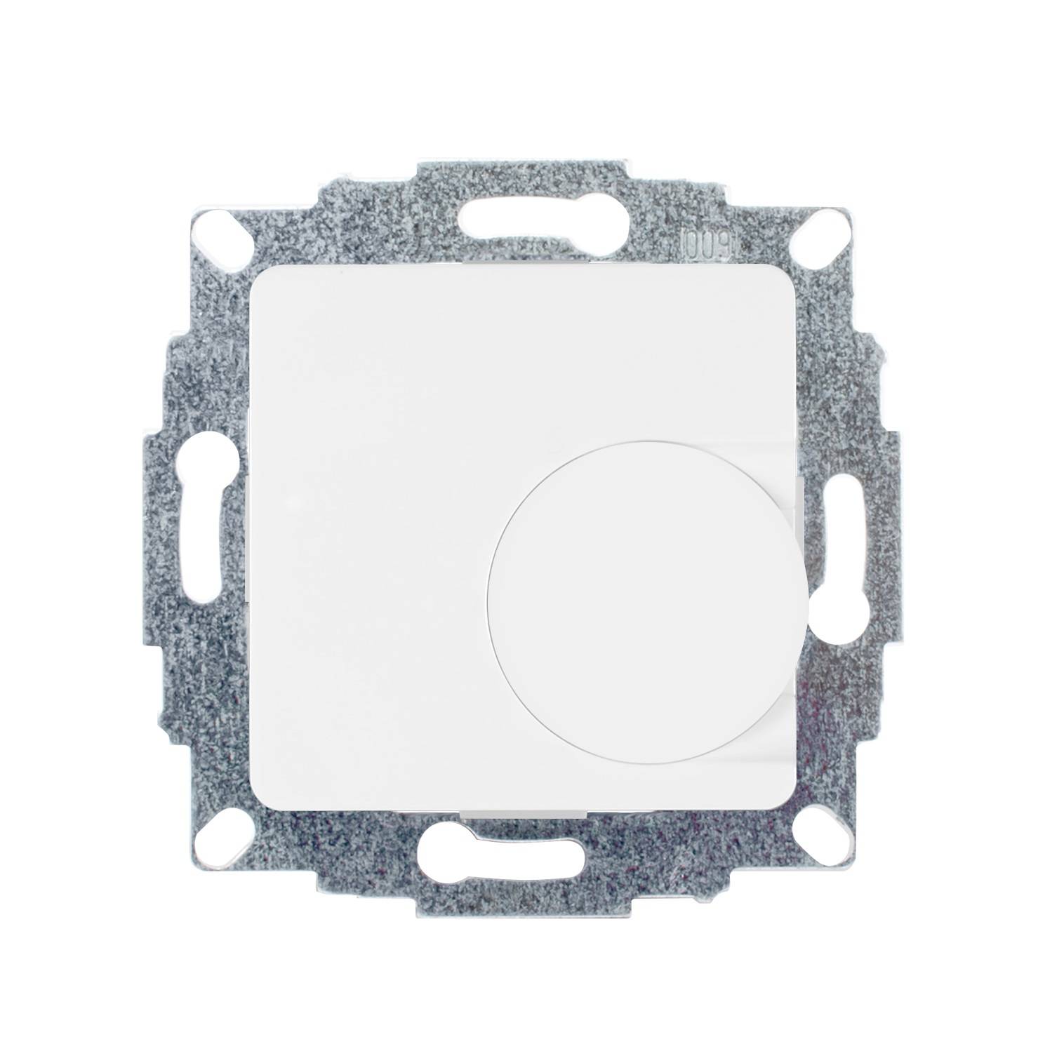 1St. Halmburger 1207 RTR-5020/I (rg) Raumtemperaturregler 230V u.P. Wechsler reinweiß glänzend Inneneinstellung