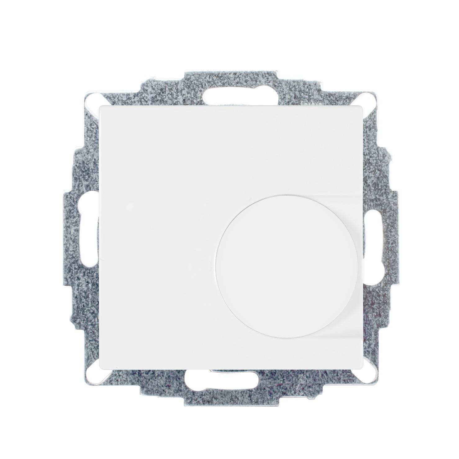 1St. Halmburger 1256 RTR-5510/I (rg) Raumtemperaturregler 230 V u.P. Öffner reinweiß glänzend Inneneinstellung