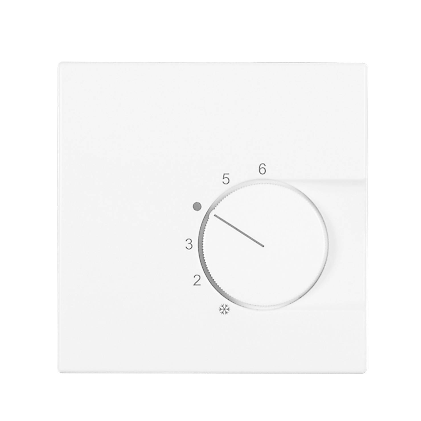 1St. Halmburger 1358 RTR-7030 (sg) Raumtemperaturregler 24V u.P. Öffner lotusweiß glänzend