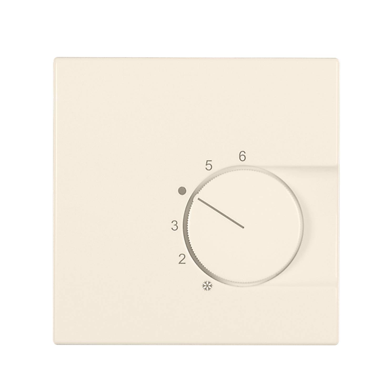 1St. Halmburger 1350 RTR-7030 (cg) Raumtemperaturregler 24V u.P. Öffner cremeweiß glänzend