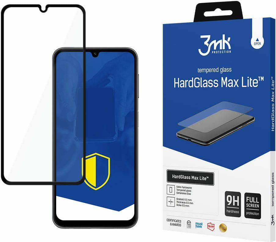 3mk HardGlass Max Lite Black pro Samsung Galaxy A25 5G (SM-A256) (5903108533515)
