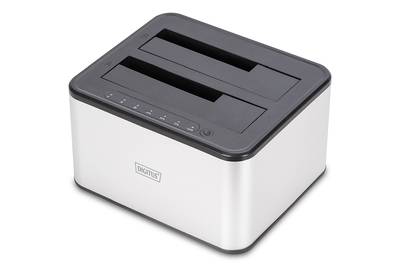 DIGITUS Docking USB ->2x 2,5"/3,5" SATA HHD, SSD silber