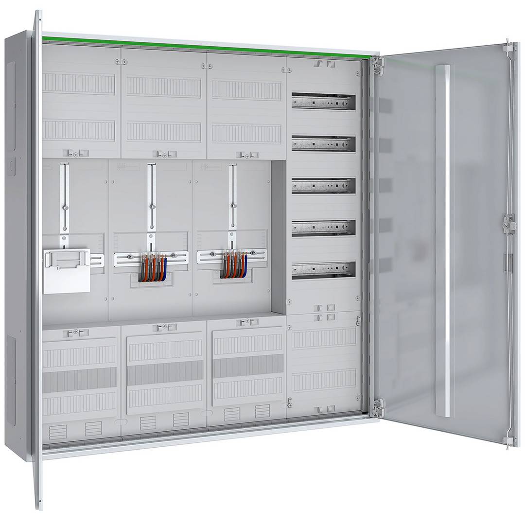 1St. ABN ABNRS407Z0072 Zählerschrank 3Pkt 2Z 1R 1V 1APZ HLAK/Ka
