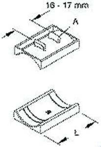 10St. Niedax GW38 Gegenwannen 38mm