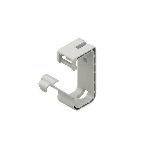 50St. Kleinhuis Sammelhalterung, Höhe 70 mm, Breite 29 mm, Kunststoff PP, RAL 7035, lichtgrau 712/1