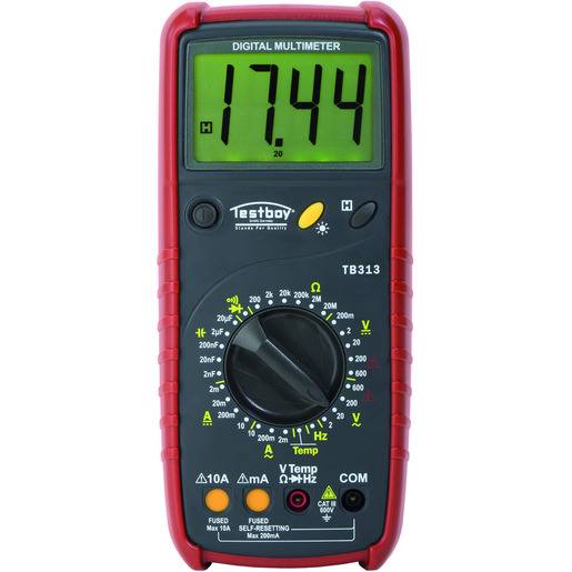 1St. Testboy 313 Digital Multimeter bis 600V bis 10A