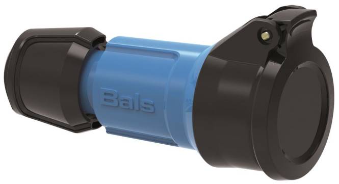 Bals Schuko Kupplung blau 7486 MULTI-GRIP 16A 3p 250V IP44 Industriematerial Verbindungstechnik