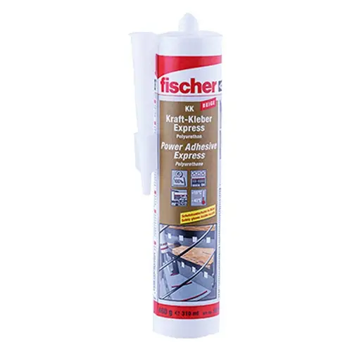 Fischer 1x KK Kraftkleber Express - 310 ml Beige - 59014 Fischer 1x KK Kraftkleber Express - 310 ml Beige - 59014