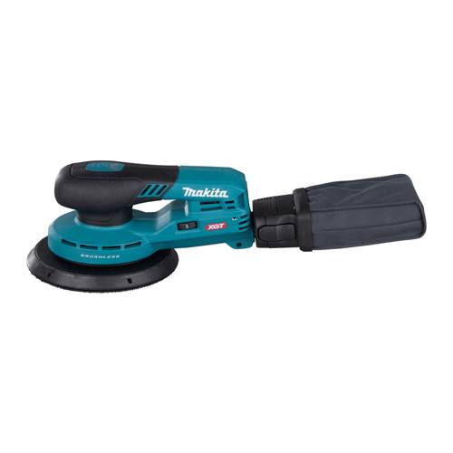 MAKITA BO002CGZ - Akku-Exzenterschleifer (40 V | XGT | Schalldruckpegel 78 dB A | Schwingkreis 5,00mm | inkl. Adapter)