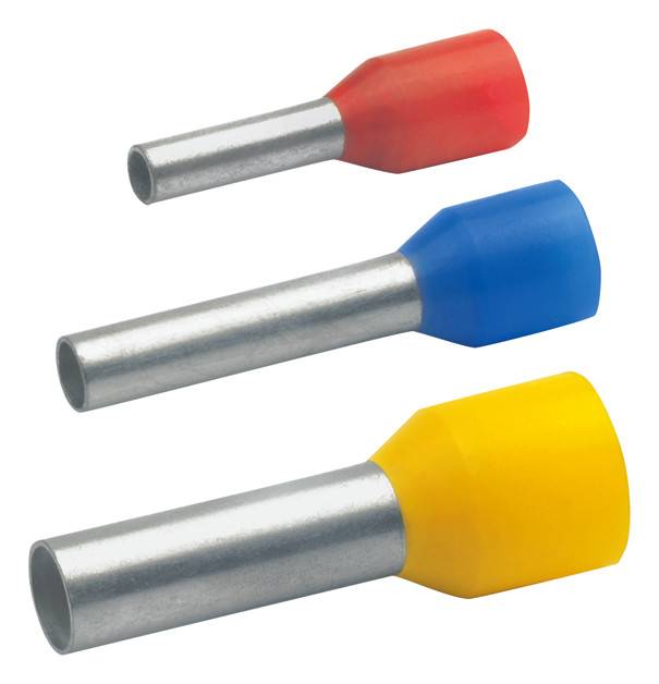 100St. Klauke 4726 Aderendhülsen isoliert, DIN 46228 Teil 4, 1, 5 mm², 12 mm Länge