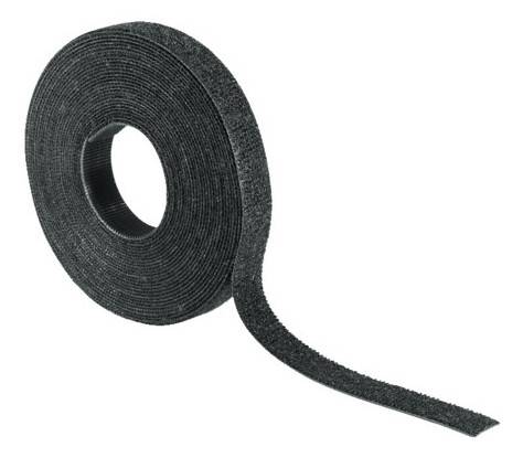 5m Hellermann Tyton 130-00020 Klettband 5000x12,5 TEXTIE-5M-PA/PP-BK-I Schwarz 1Rolle...