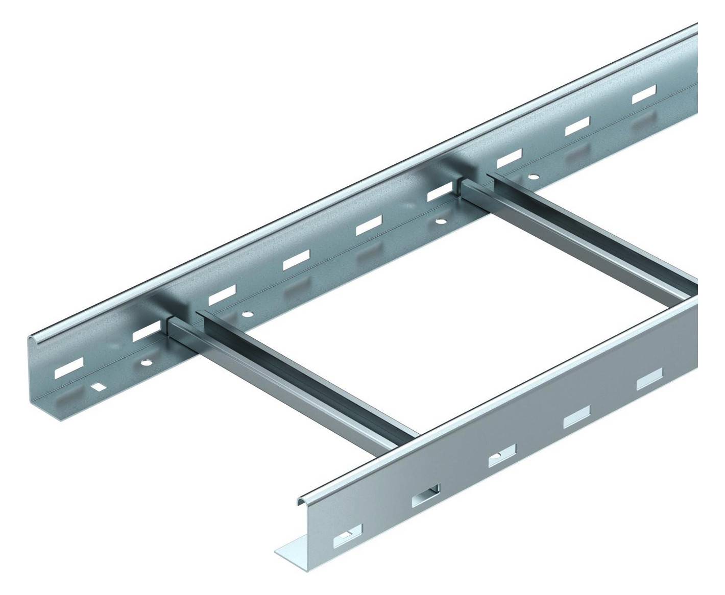 3m OBO Bettermann 6208562 Kabelleiter gelocht, mit VS Sprosse 60x200x3000, St, FT LG 620 VS 3 FT