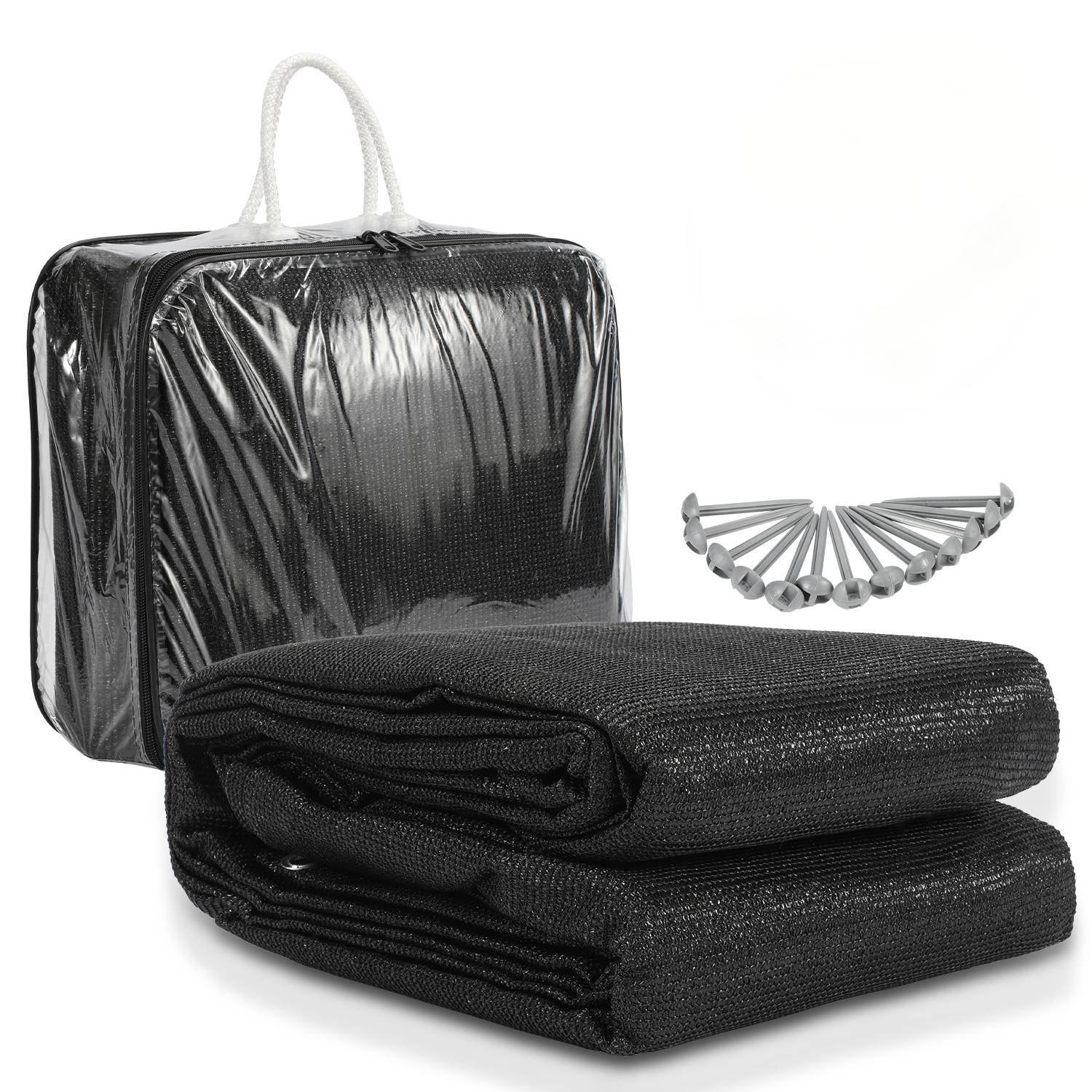 Vorzeltteppich viele Größen,Rasenschutz,Zeltteppich Schwarz,250*350CM