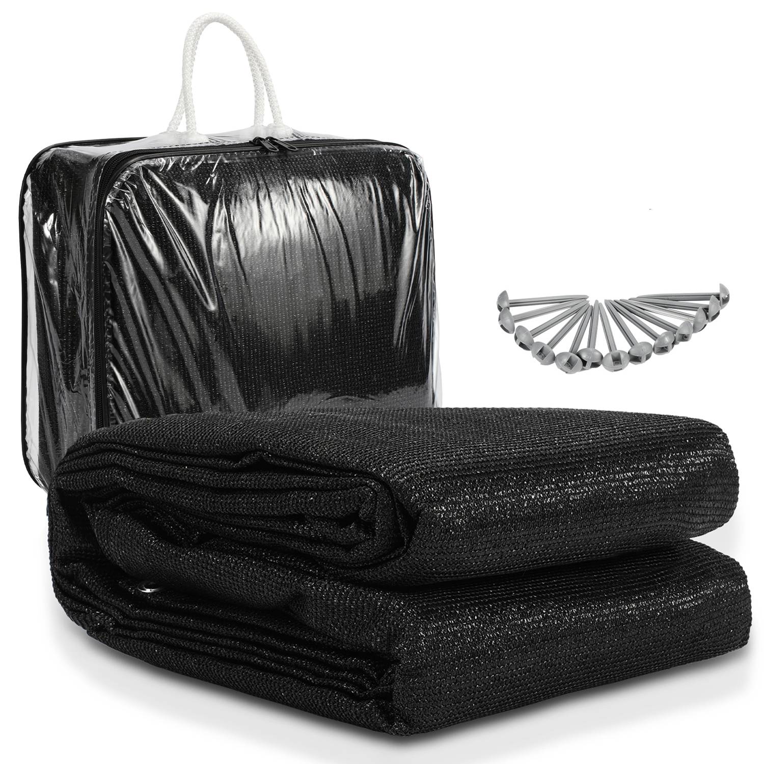 Vorzeltteppich Zelt Teppich viele Größen,Anti-Rutsch,Rasenschutz,Schwarz 2,5x5m