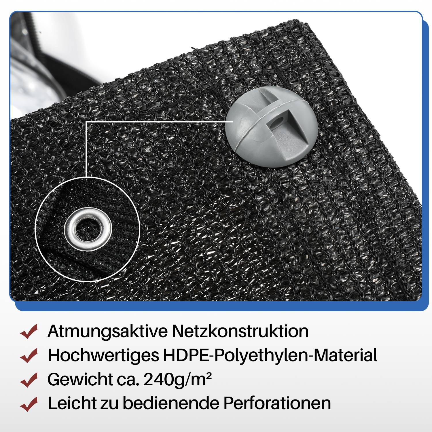 Vorzeltteppich Zelt Teppich viele Größen,Anti-Rutsch,Rasenschutz,Schwarz 3x5m