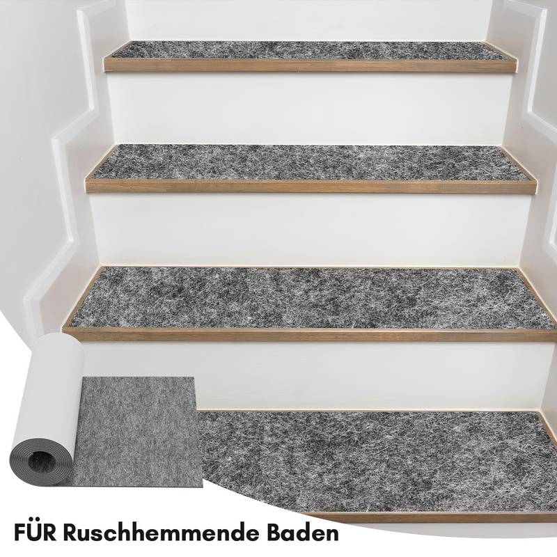 Filzgleiter selbstklebend 50x150cm Filz selbstklebend Bodenschutz für Möbel Möbelgleiter Grau