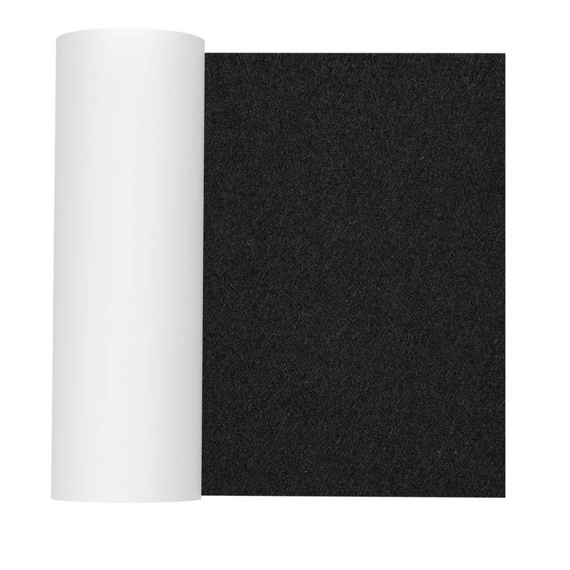 Filz selbstklebend 100x150cm DIY Filzgleiter selbstklebend Bodenschutz Treppen Möbel Schwarz