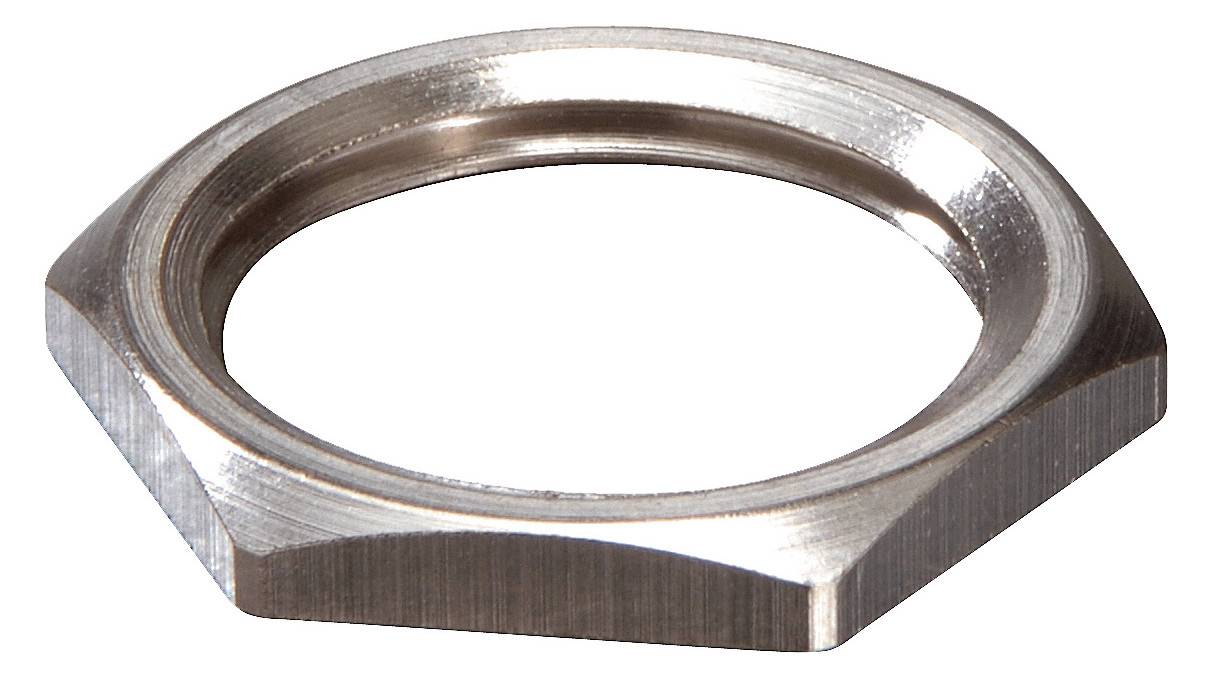 100St. Wiska 10063143 Sechskantmutter metrisch Messing vernickelt, EMMU 20