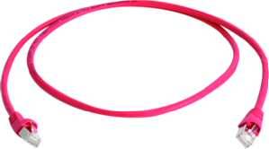 0,5m Telegärtner L00000A0074 MP8 FS500 Patchkabel Cat.6A ISO LSZH rot 0,5m