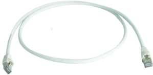0,5m Telegärtner L00000A0130 MP8 FS500 Patchkabel Cat.6A ISO LSZH Weiss 0,5m
