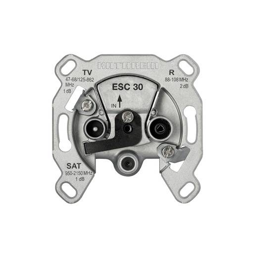 1St. Kathrein ESC30 Einzelanschlussdose Objektdose SAT Stich 3loch DC ESC30