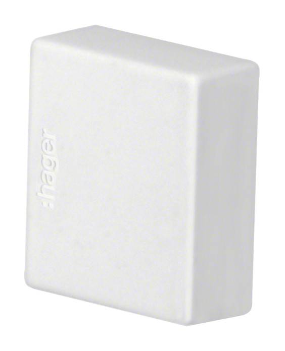 10St. Hager LF1501569016 10x Endstück schnittkaschierend halogenfrei zu LF 15x15mm verkehrsweiß