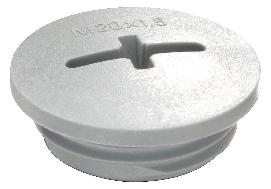 10St. Wiska 10060630 Kunststoffverschlussschraube M50 RAL 7035 EVSG 50