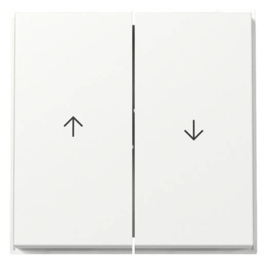 Bedienfeld mit einem Aufwärtspfeil auf der linken Seite und einem Abwärtspfeil auf der rechten Seite, die Richtungssteuerungen anzeigen.