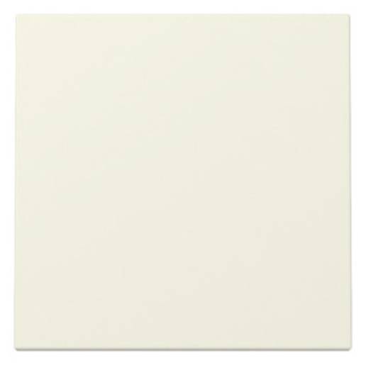 Eine schlichte weiße quadratische Fliese mit glatter Oberfläche.