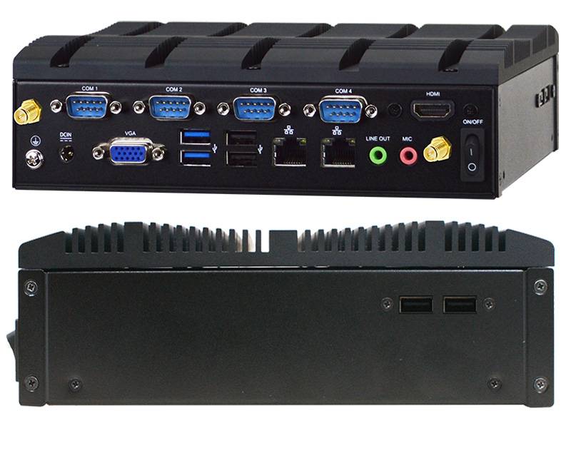 Jetway HBJC903I1BV-6412L (Intel Elkhart Lake J6412 CPU, DDR4 bis 32GB, 12V DC-in) [LÜFTERLOS]