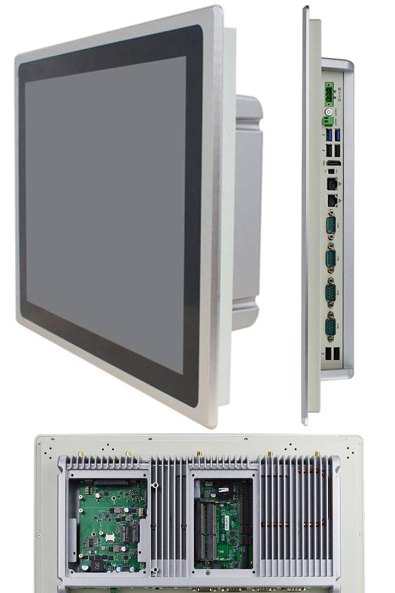 Jetway HPC156C-DCP1135G7 Panel-PC (15.6" TFT, Touch Panel, Intel i5-1135G7, 12-36V DC) [LÜFTERLOS]