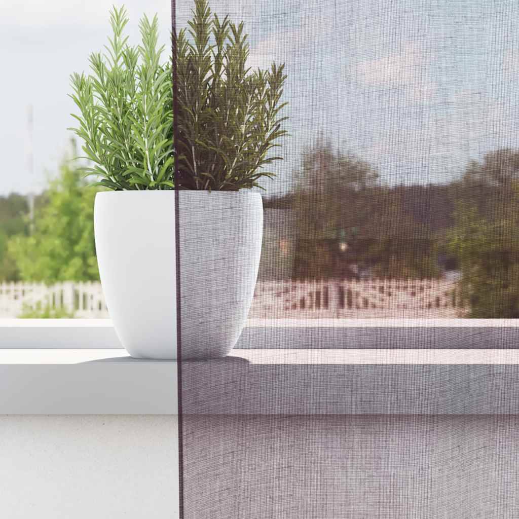 vidaXL Voile Vorhänge mit Ösen 2 Stk. Lila 140x175 cm