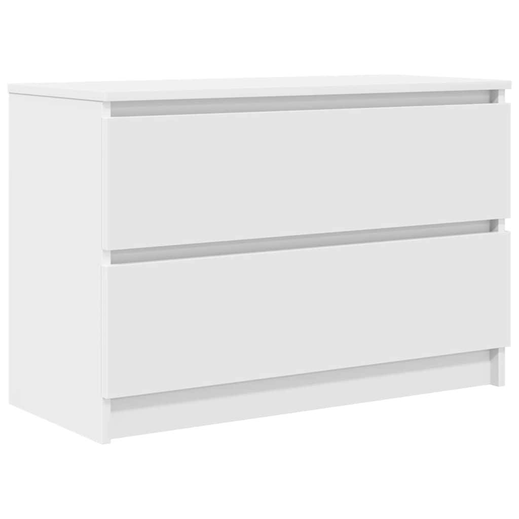 vidaXL TV-Schrank Weiß 80x35x54 cm Holzwerkstoff