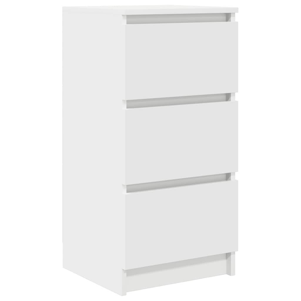 vidaXL Sideboard Weiß 37,5x35x76 cm Holzwerkstoff