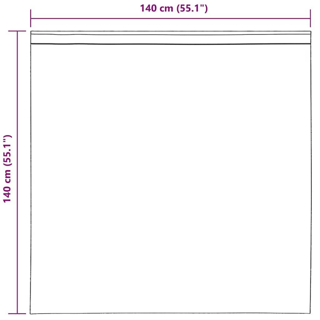 vidaXL Voile Vorhänge mit Schlaufen 2 Stk. Rosa 140x140 cm