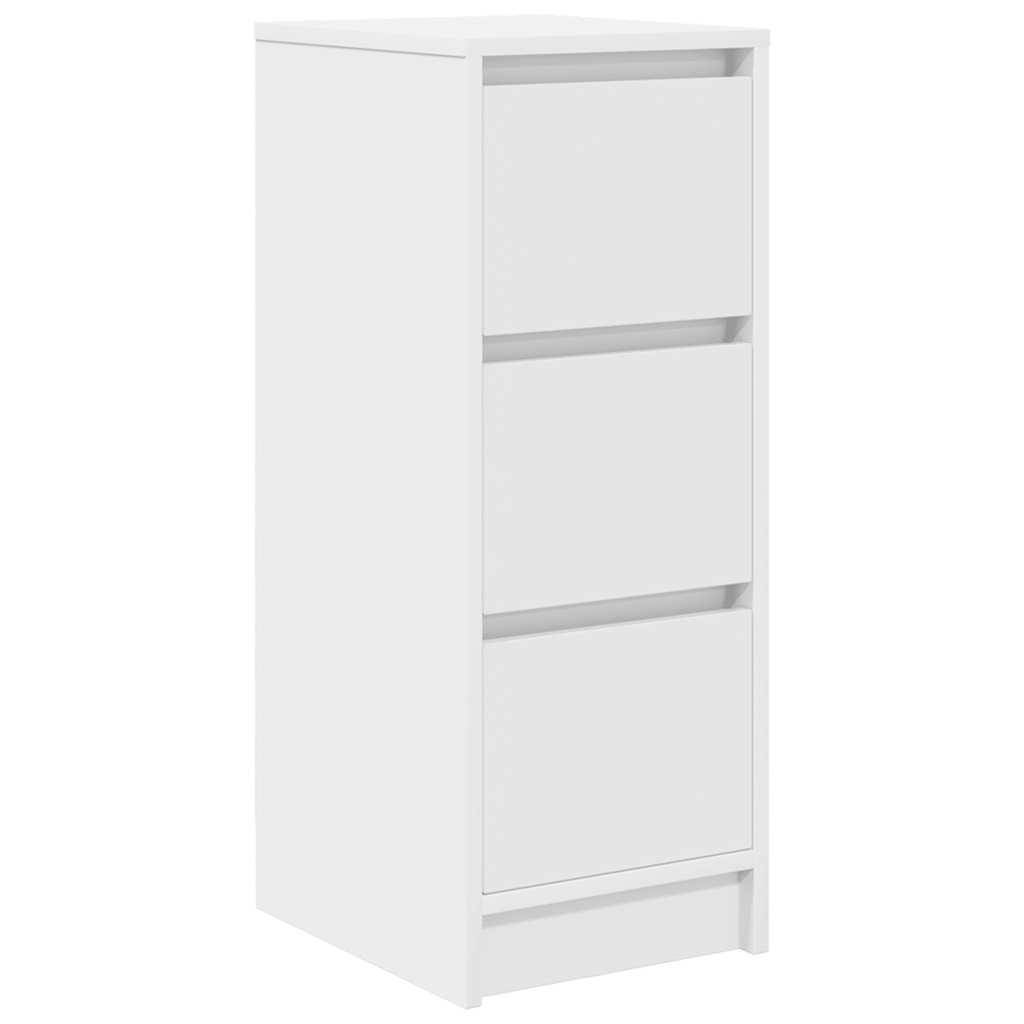 vidaXL Sideboard Weiß 29,5x34x76 cm Holzwerkstoff