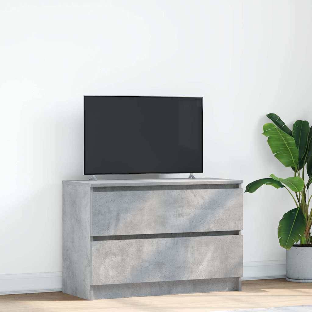 vidaXL TV-Schrank Betongrau 80x35x54 cm Holzwerkstoff