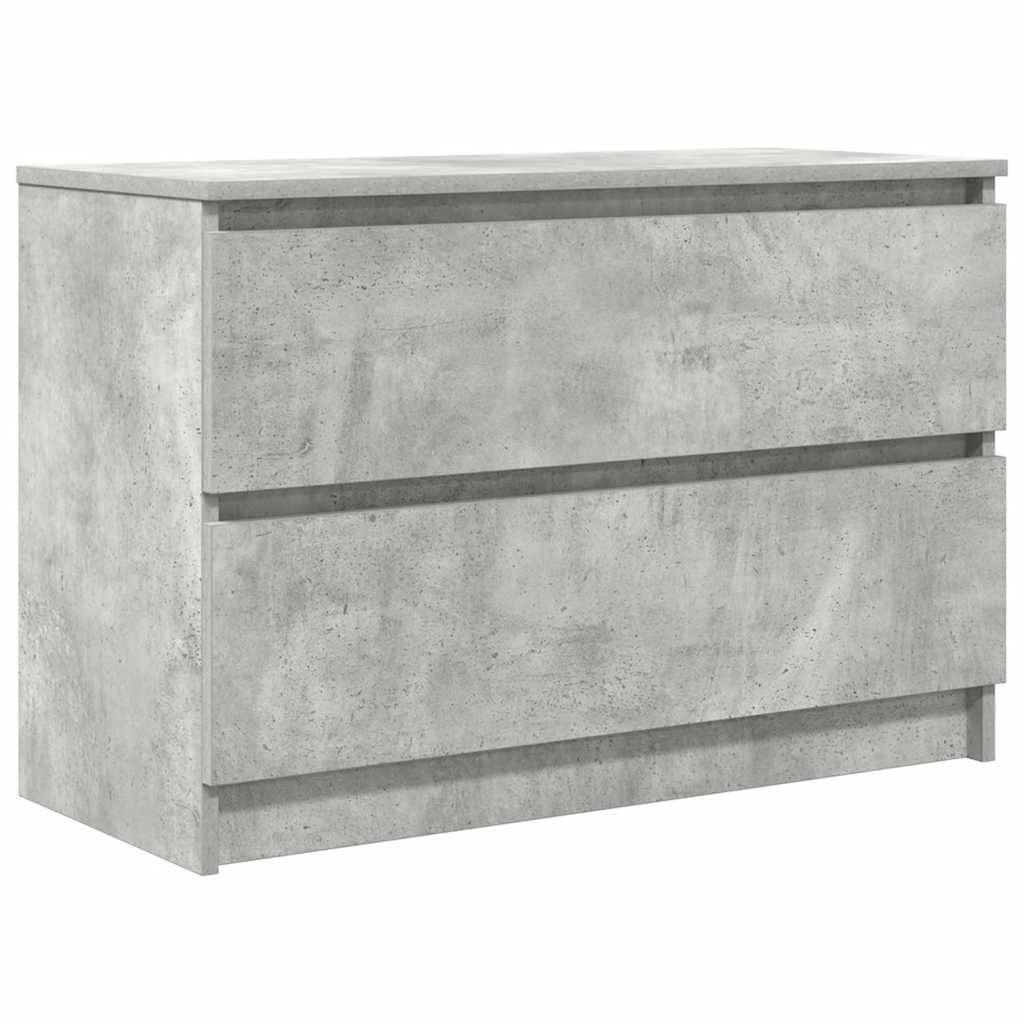 vidaXL TV-Schrank Betongrau 80x35x54 cm Holzwerkstoff