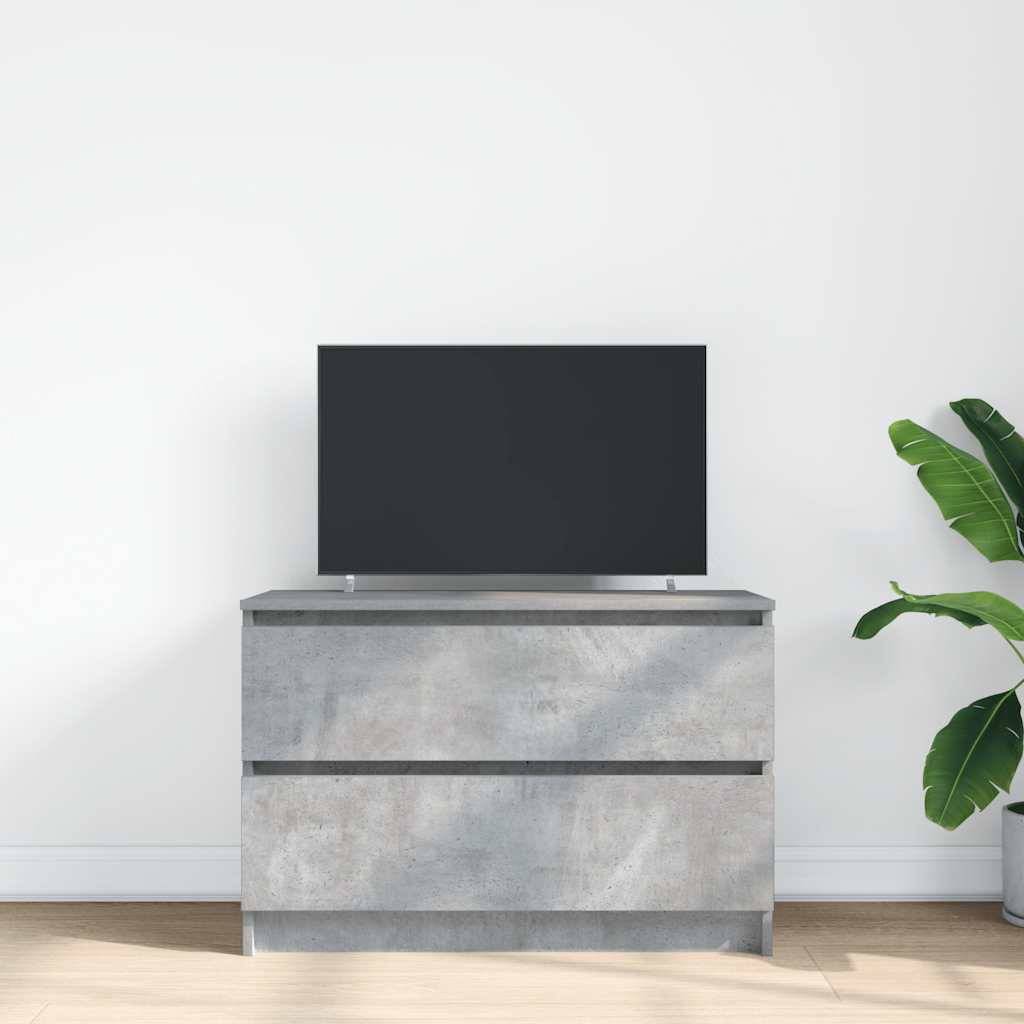 vidaXL TV-Schrank Betongrau 80x35x54 cm Holzwerkstoff