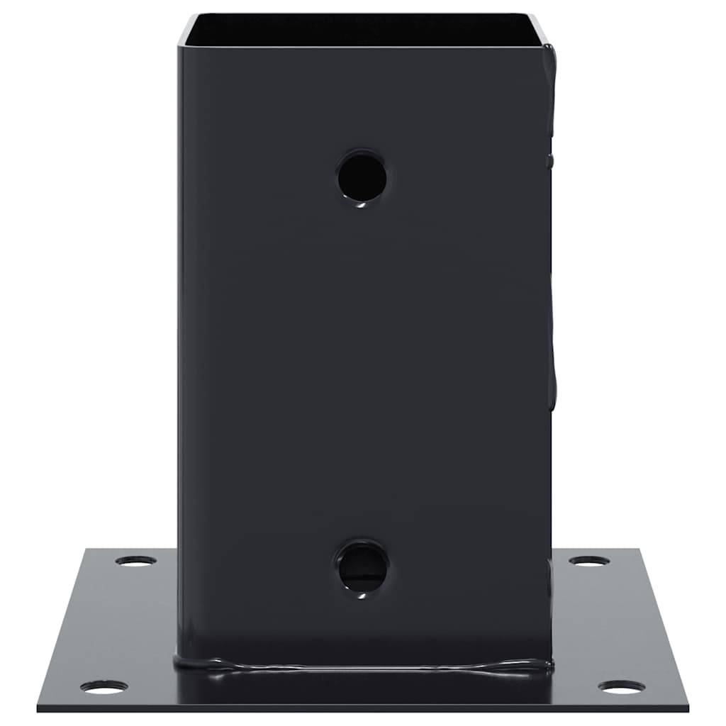 vidaXL Pfostenträger Quadrat 12 Stk. 91x91mm Pulverbeschichteter Stahl