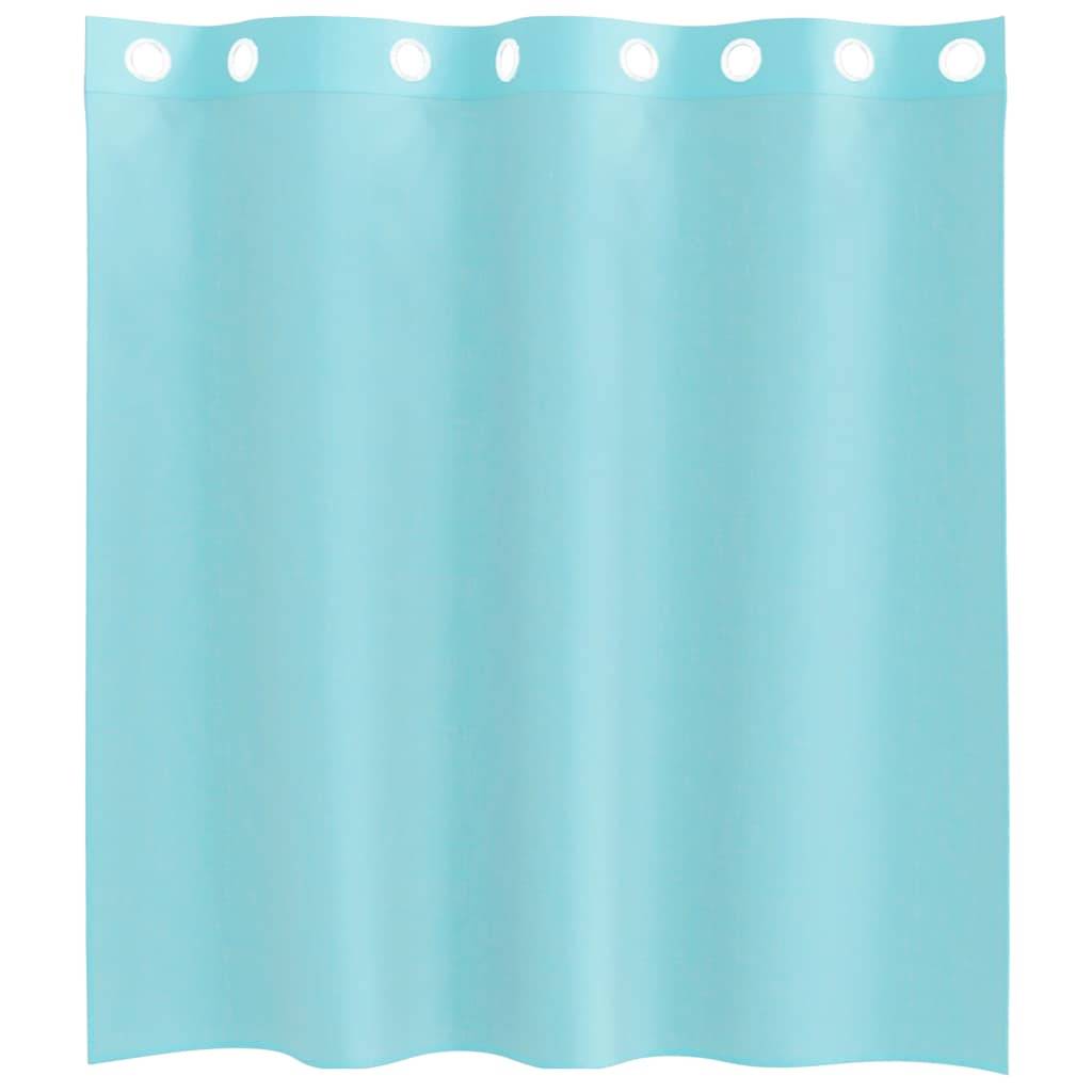 vidaXL Voile Vorhänge mit Ösen 2 Stk. Türkis