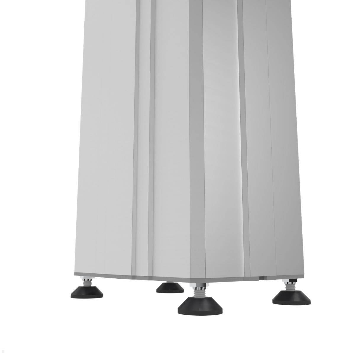 Conen Lite elektrischer TV Boden-Wandhalter 42-86 Zoll 700 mm Hub, silber