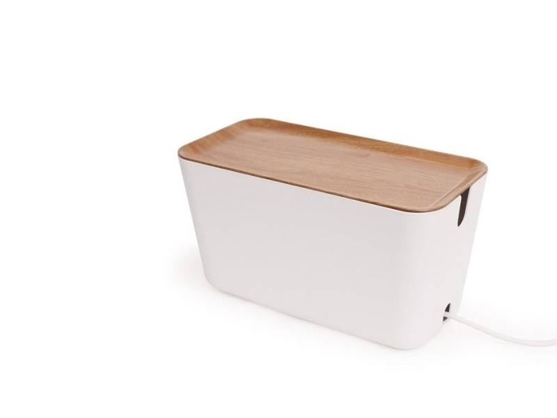 Bosign Kabelbox XXL Organiser Hideaway, Holzoptik