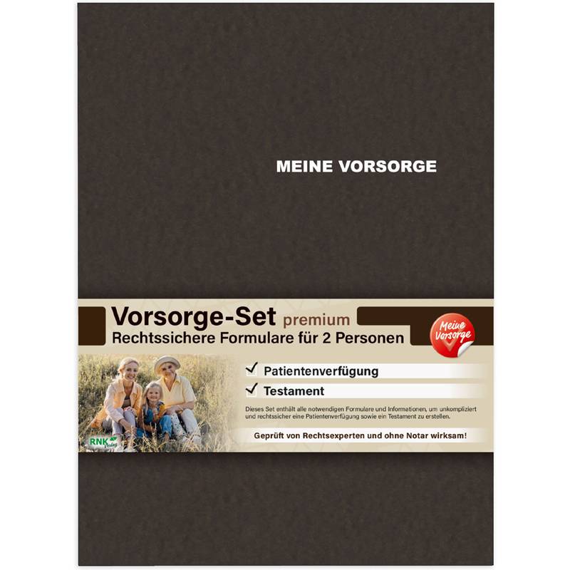 RNK Verlag Vorsorge-Set "Meine Vorsorge", für 2 Personen