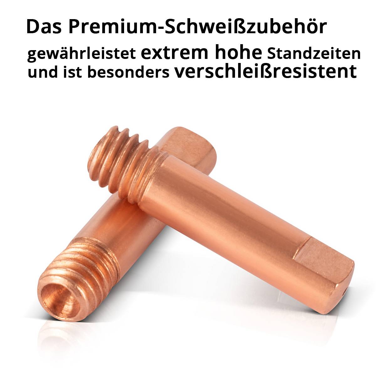 STAHLWERK MIG MAG Stromdüsen 20 Stück 0,8 mm mit Düsennadeln AK15 MB15 AK14 MB14