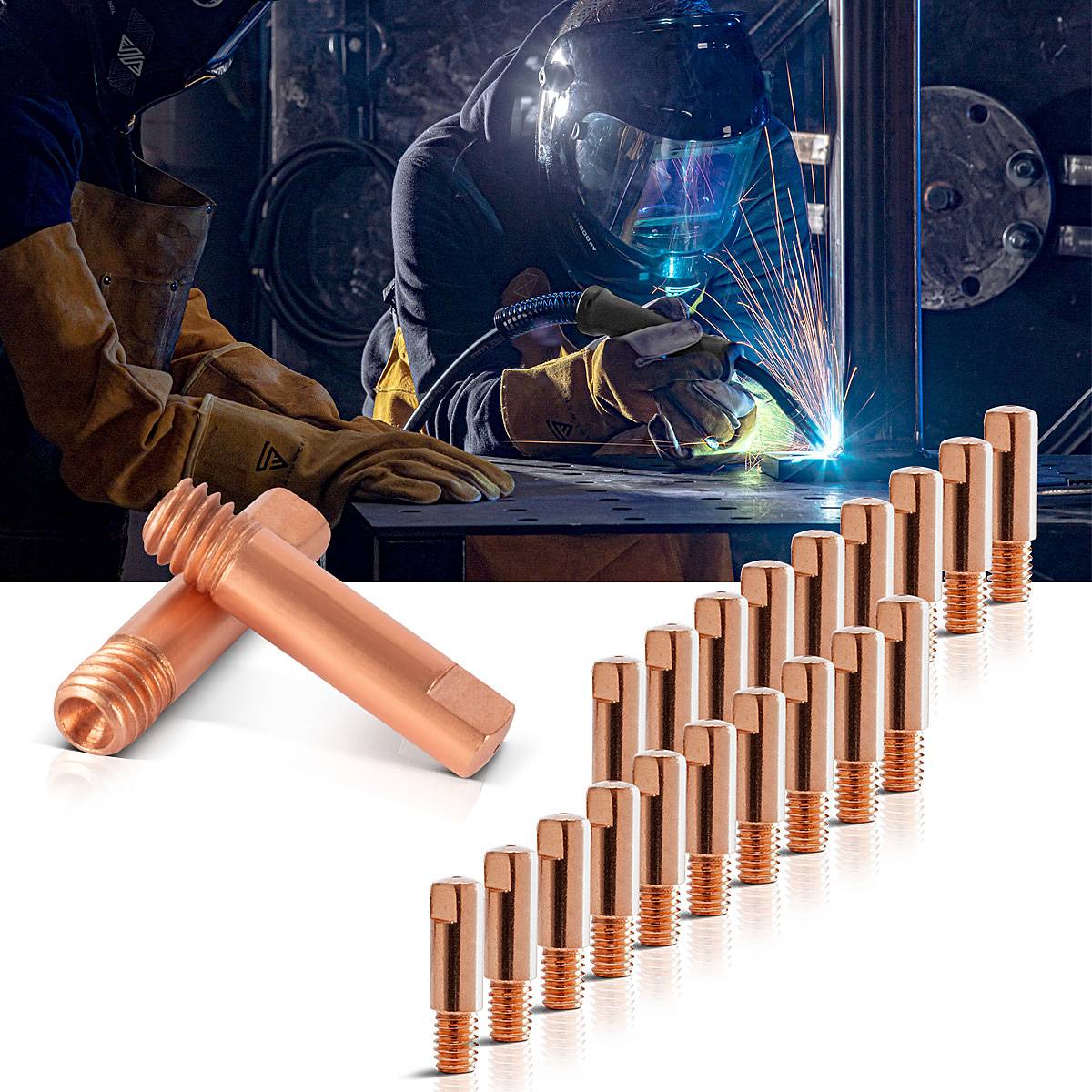 STAHLWERK 20 Stromdüsen 1,0 mm mit Düsennadeln AK15 MB15 AK14 MB14