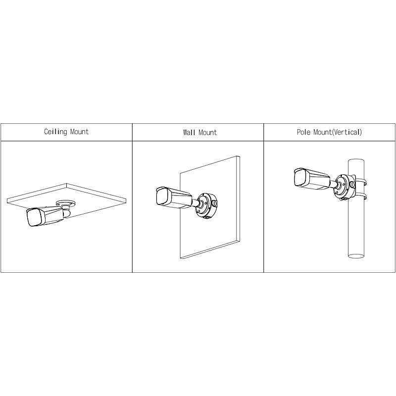Dahua IPC-HFW3849T1P-ZAS-PV-27135-S5 IP-Kamera 4K, 4K Ultra HDBullet Kamera | Blickwinkel:108° - 34° (Objektiv-Brennwei