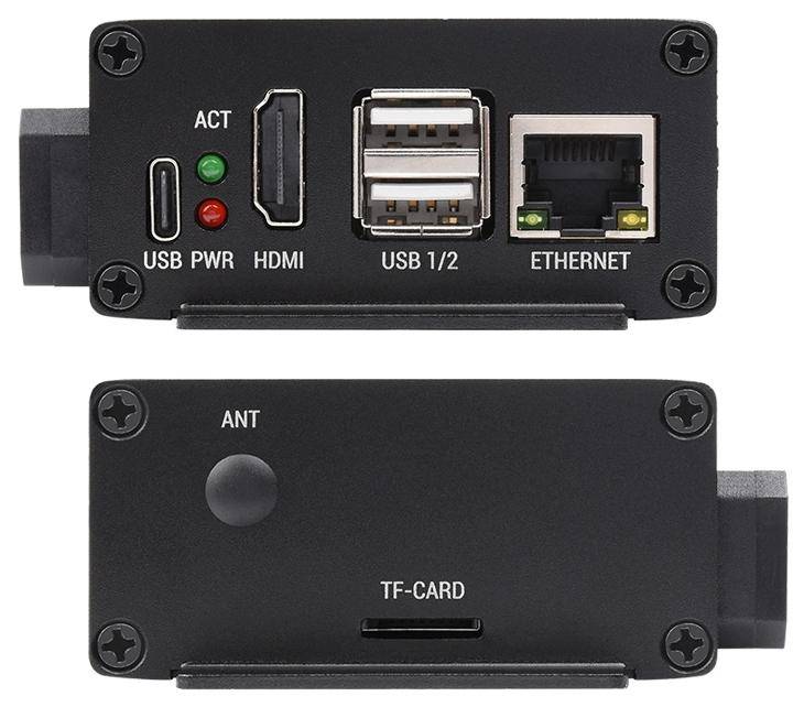 Waveshare Base Board + Gehäuse, Erweiterung für Raspberry Pi CM4, RJ45, HDMI, USB, PCIe, RTC, M.2