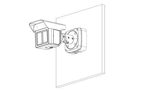 Dahua - PFA124 - Zubehör - Halterung, Material: Aluminum, Anschlussdose, Modernes Design , Maße (L x B x H): 134 mm x 1
