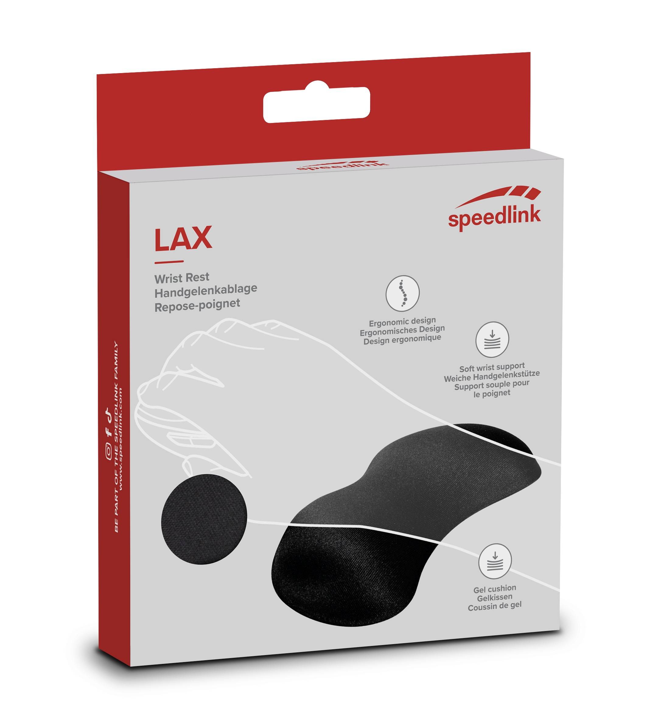 Speedlink Handgelenkauflage LAX, Gel, schwarz retail Multimedia-Technik Mäuse-Zubehör